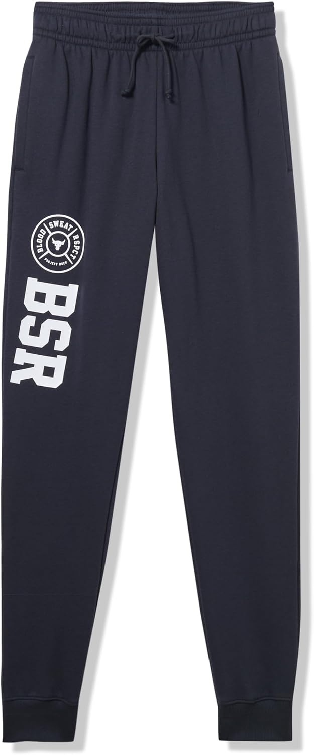 

Мужские флисовые джоггеры Project Rock Rival от Under Armour, (001)Black /White