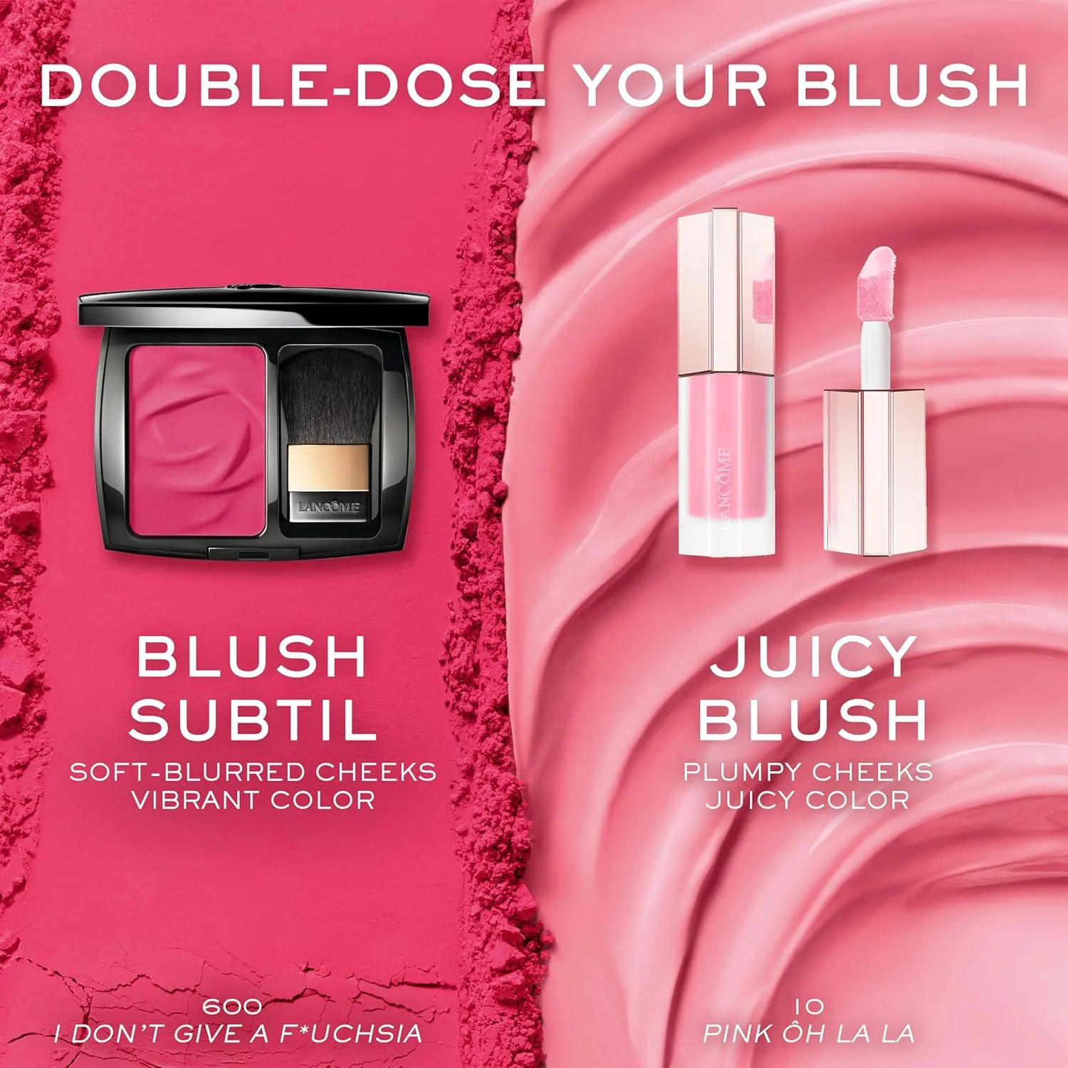 Жидкие румяна Lancôme Skin Idôle Juicy - ​​невесомые жидкие румяна с мягким матовым финишем - легко наслаиваются и позволяют коже дышать., 30: Over the Coral Moon (Delicate Coral) — фото 2