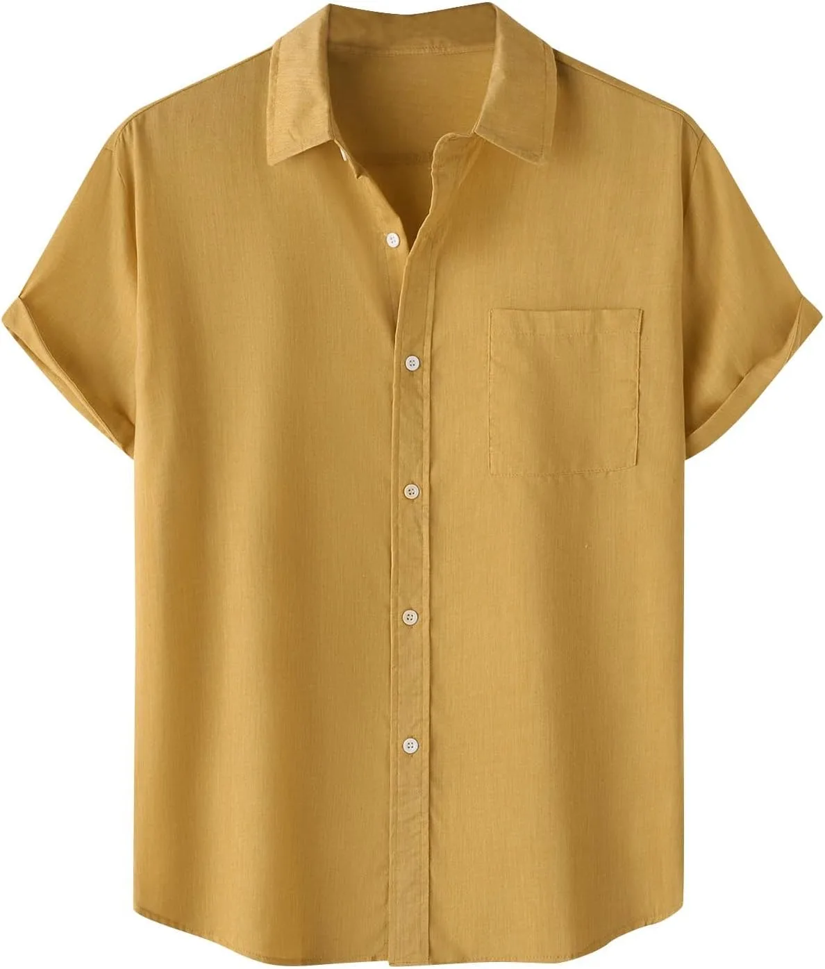 

Футболка Cotton для мужчин с коротким рукавом и карманом OSFVNOXV