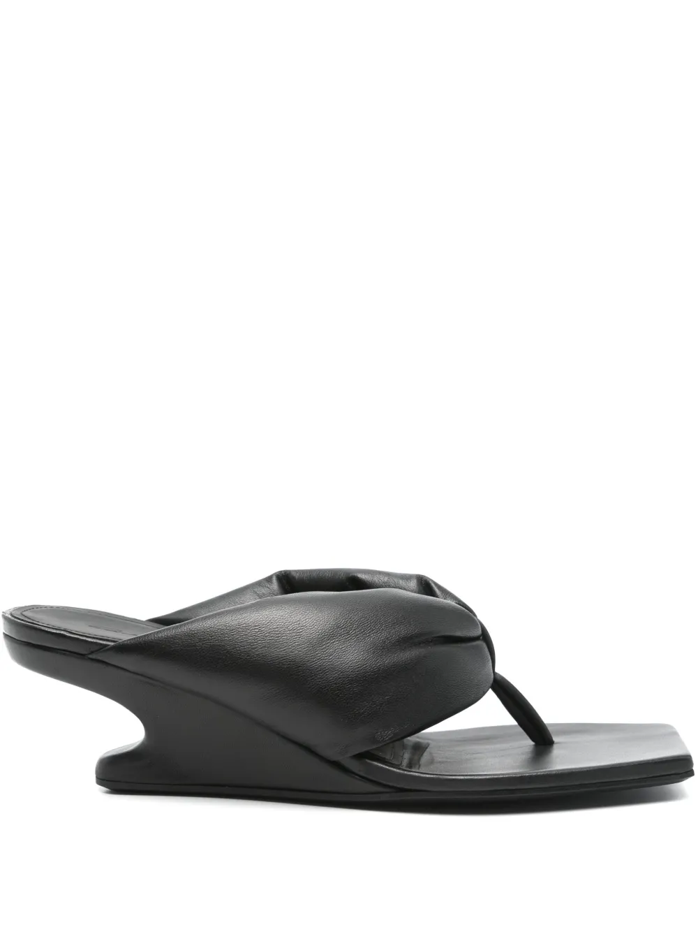 Мюли Thong Cantilever 45 Rick Owens, черный