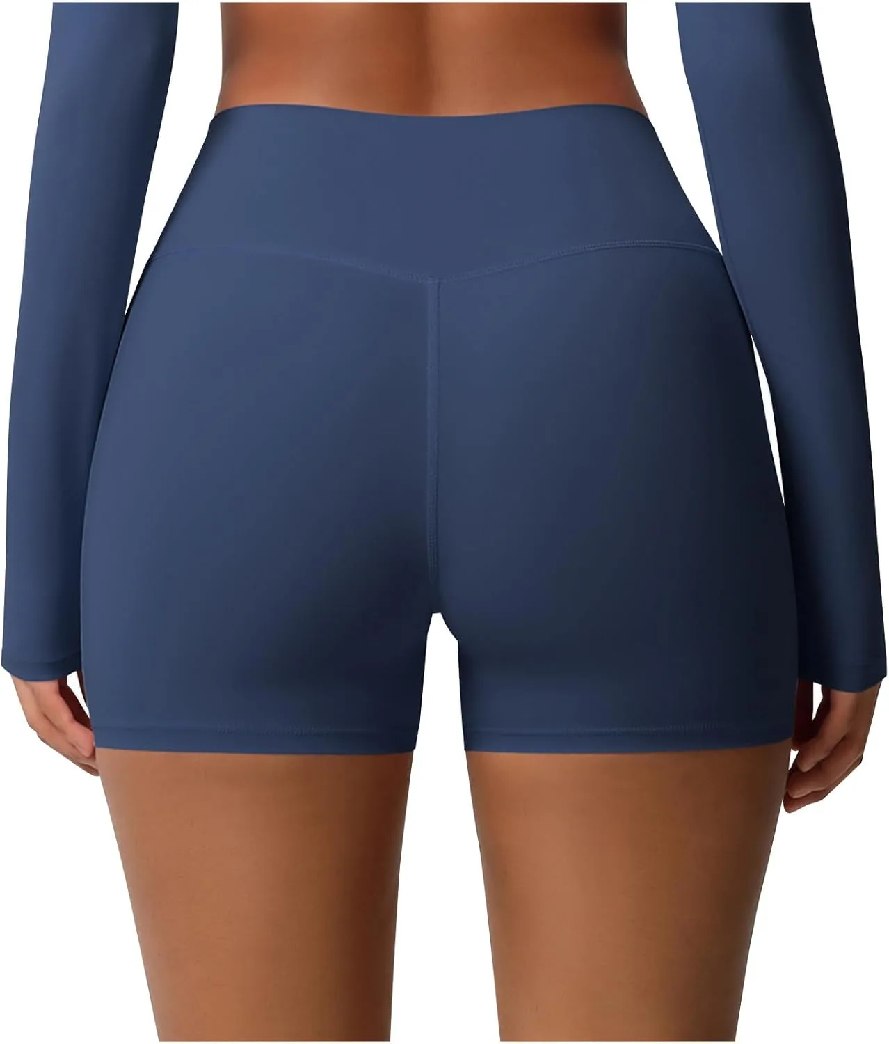 

Женские шорты для йоги High Waisted без переднего шва NATHGAM