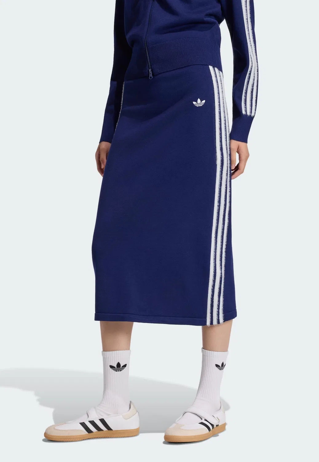 Юбка Adidas Originals темно-синего цвета — фото 2