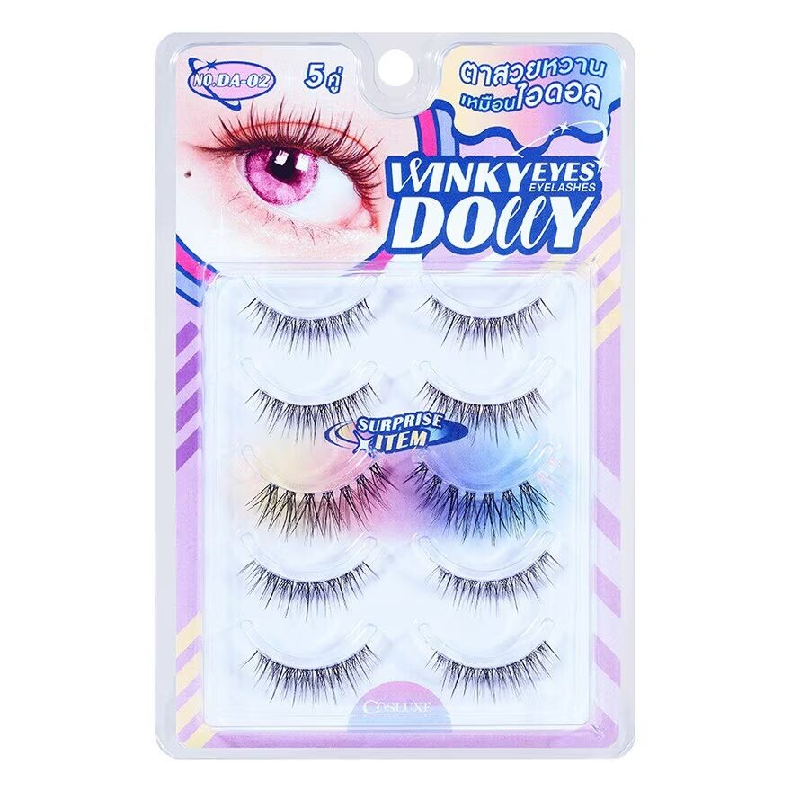 

Cosluxe Ресницы Winky Eyes Dolly 5 пар DA-02, DA-