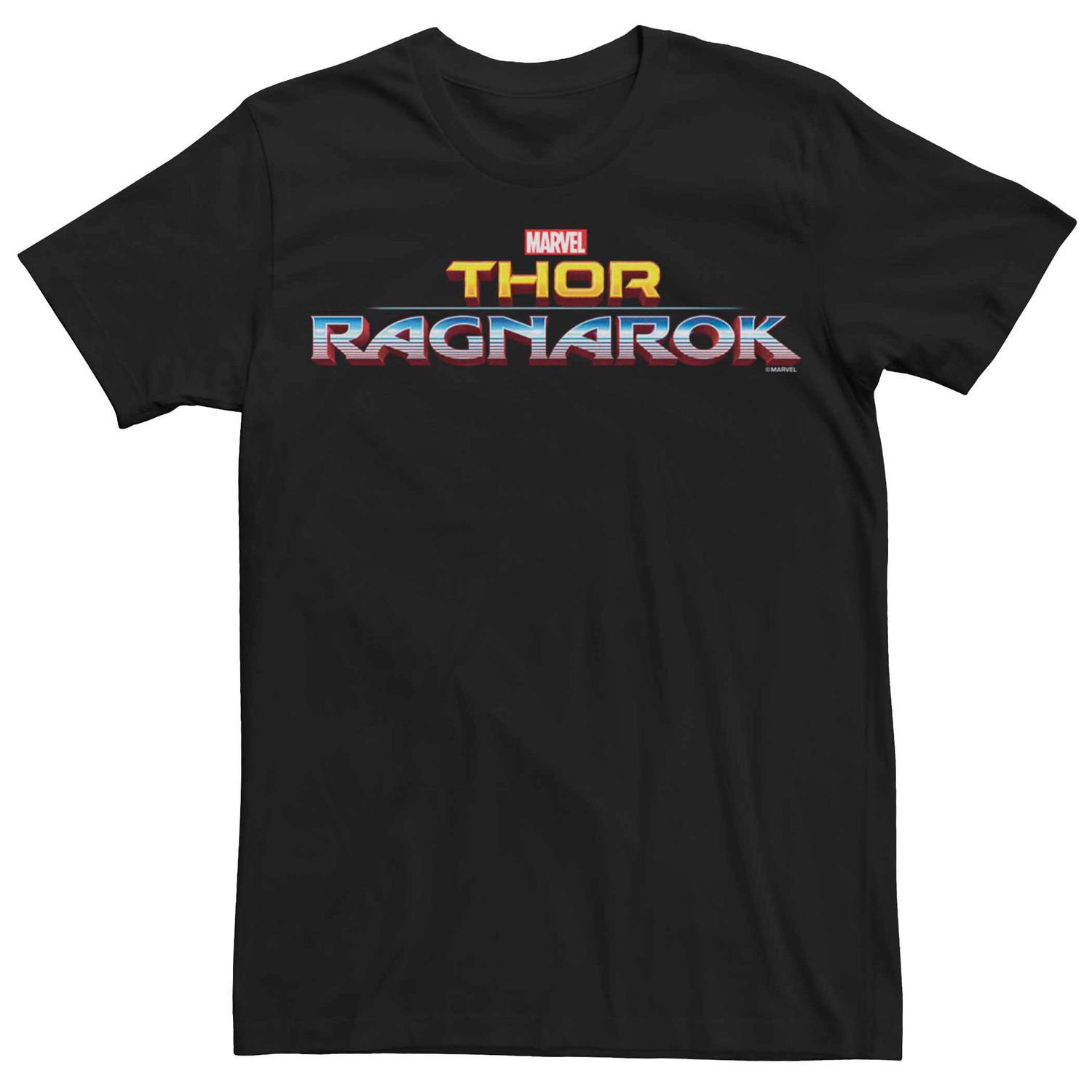 

Мужская футболка с логотипом Marvel's Thor Ragnarok Title Licensed Character