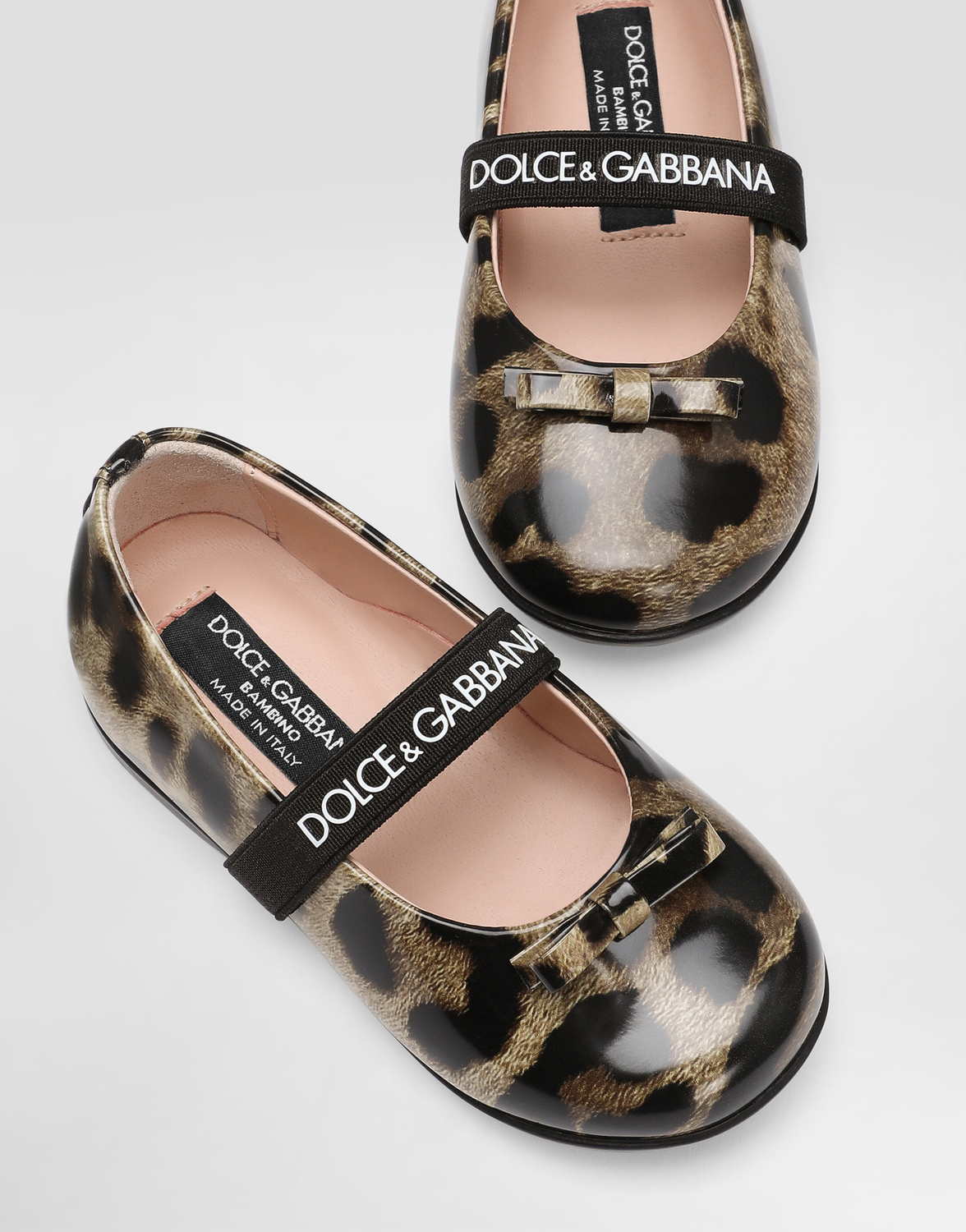 Балетки из лакированной телячьей кожи с принтом Dolce&Gabbana, мультиколор — фото 4