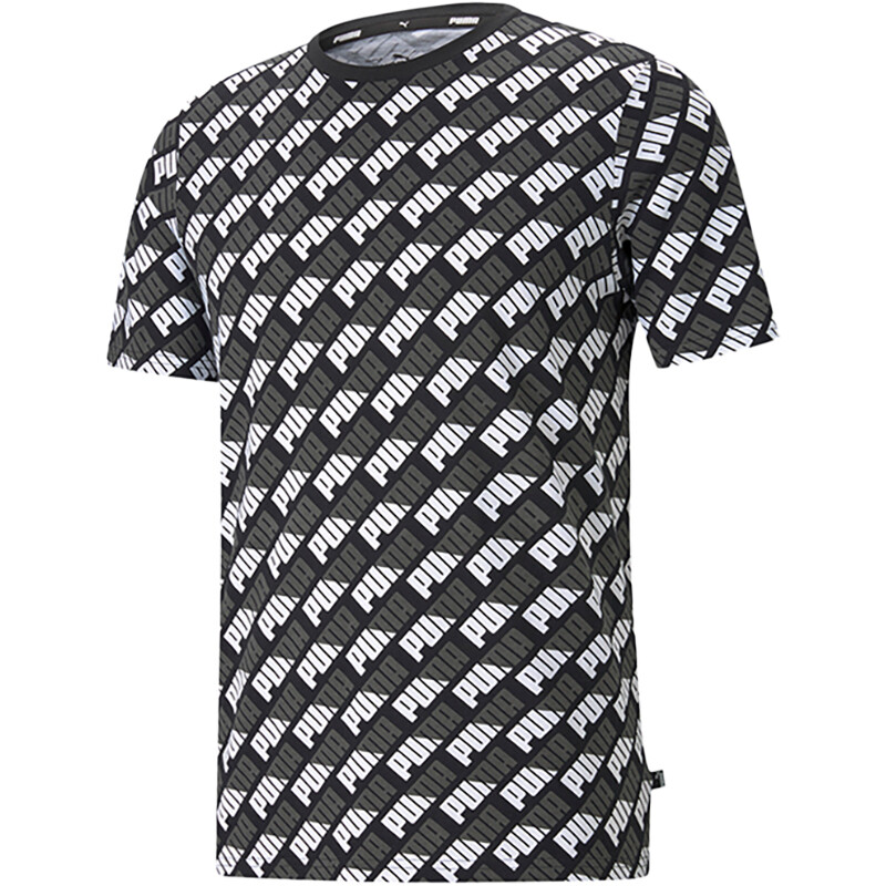

Футболка унисекс черная Puma, черный