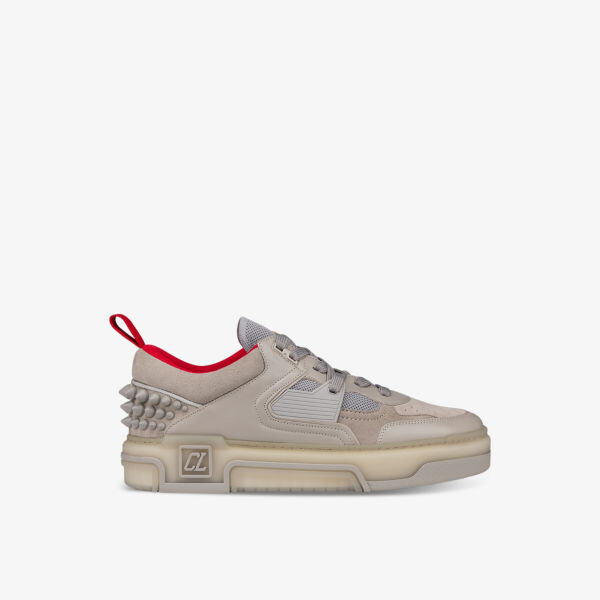 

Мужские кожаные низкие кеды astroloubi Christian Louboutin, цвет goose