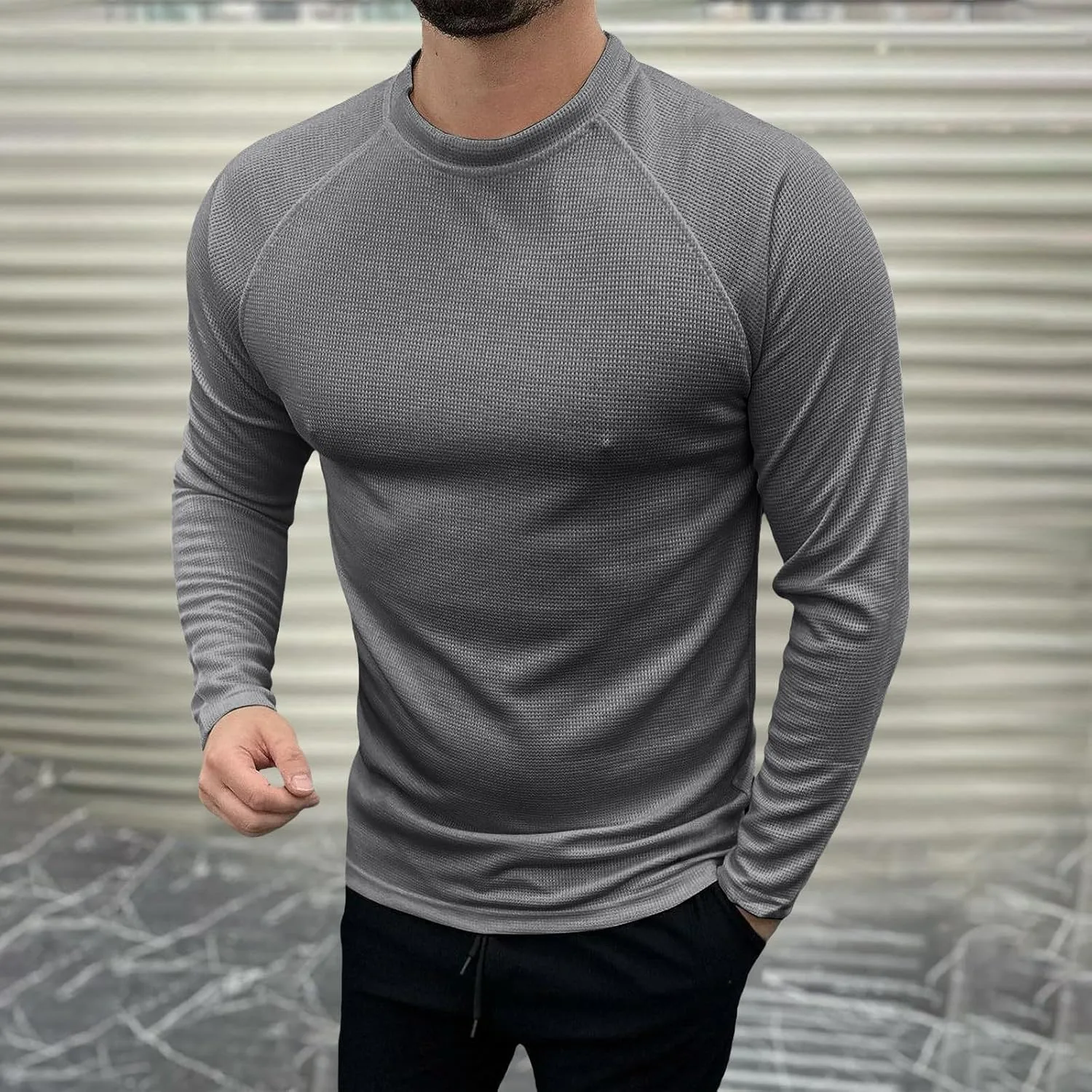 Мужская футболка Raglan с влагоотводящим эффектом Quick Dry — фото 2