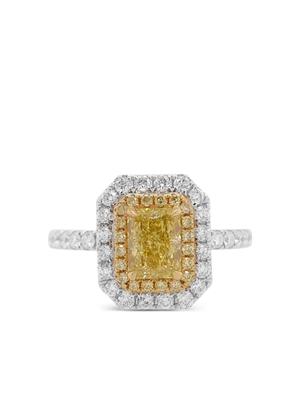 

Кольцо из белого золота с бриллиантами HYT Jewelry, серебяный