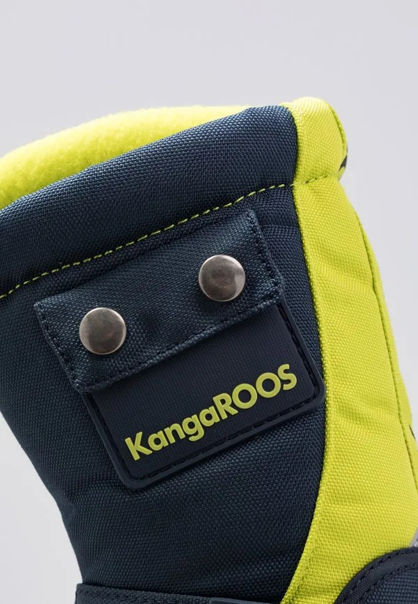 Зимние ботинки bean Kangaroos, Dark Navy/Lime — фото 3