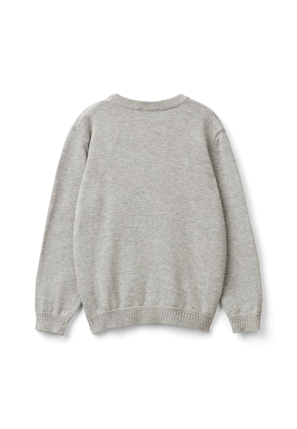 

Вязаный свитер CREW NECK WITH EMBROIDERED LOGO United Colors of Benetton, серый