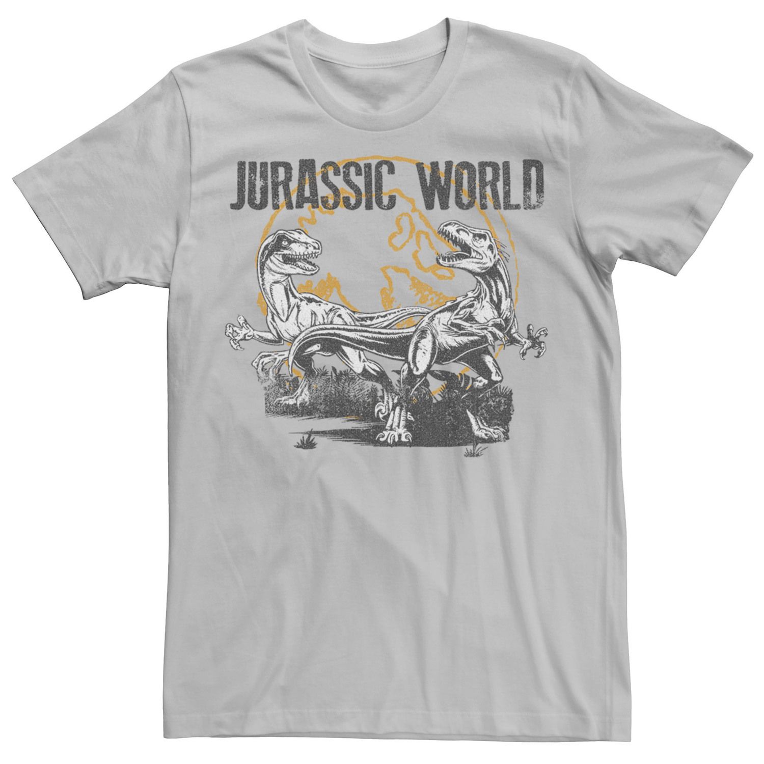 

Мужская футболка Raptor Battle Tee Jurassic World, серебристый