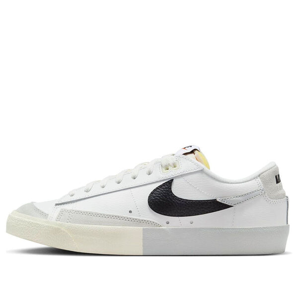 

Кроссовки blazer low 77 'summit white black light silver' Nike, белый