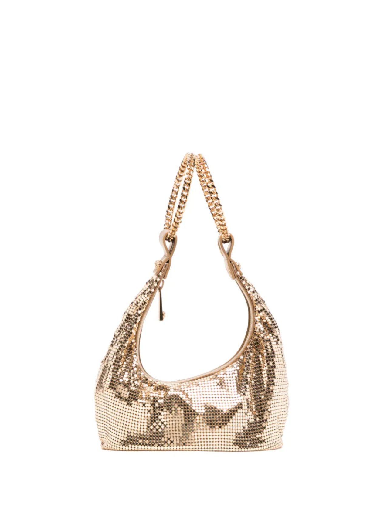 

Мини-сумка из металлической сетки Versace, золотой