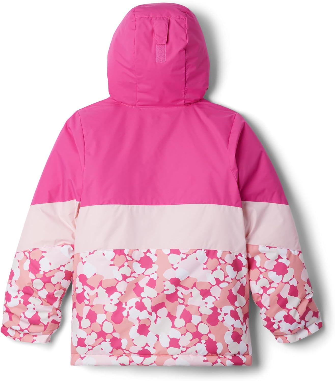 Куртка Columbia Girls Horizon Ride III, Pink Ice Winterbloom/Satin Pink — фото 2