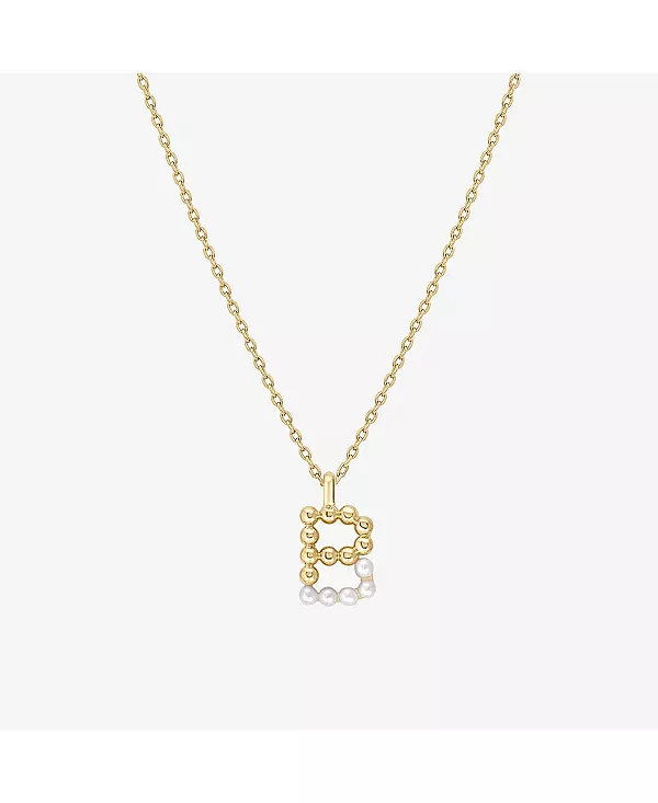 

Ожерелье с инициалами из культивированного жемчуга Bearfruit Jewelry, b