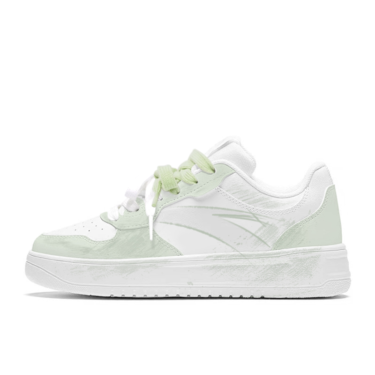 

Мужские низкие скейтбордистские кроссовки с противоскользящим, износостойким и дышащим покрытием Anta, зеленый