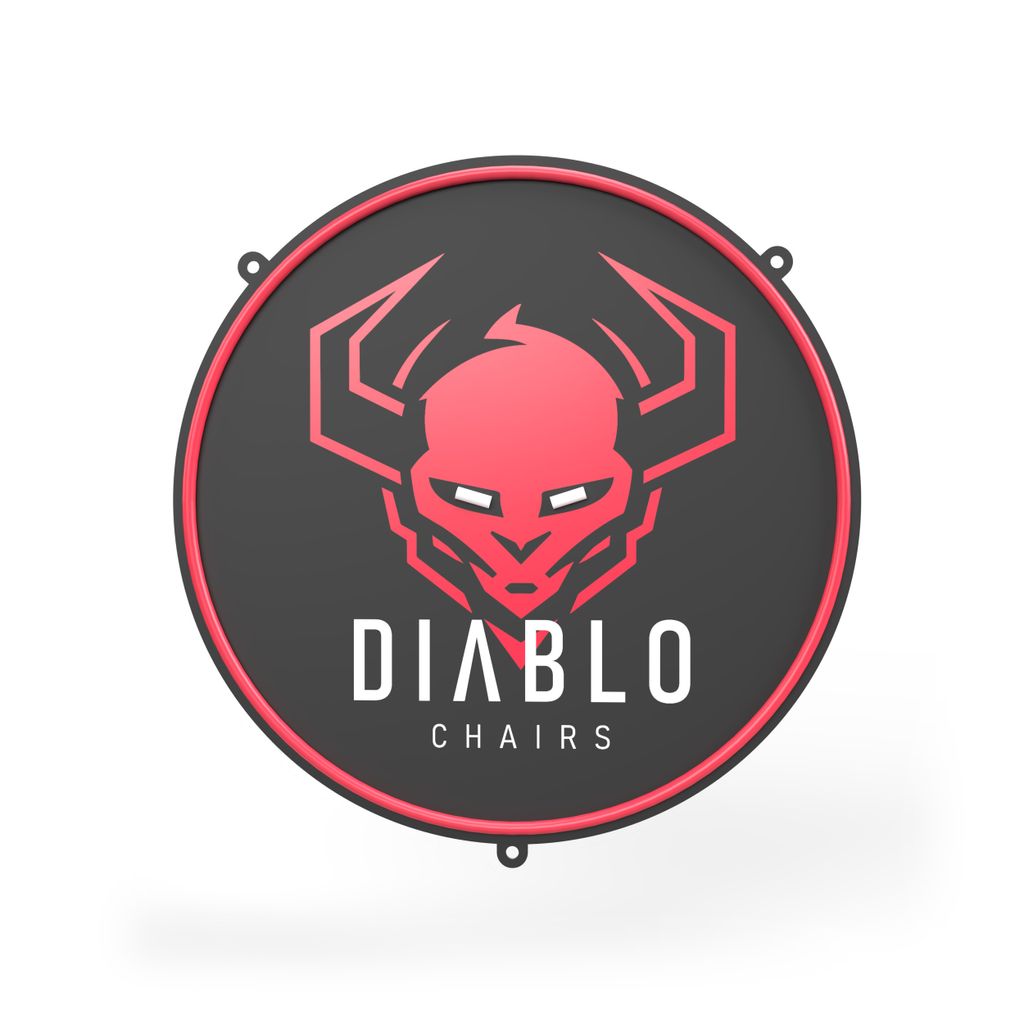 

Diablo светодиодная неоновая вывеска игровая декоративная светодиодная вывеска световая вывеска украшение стены неоновая вывеска для игровой комнаты диаметр 54 см, красный