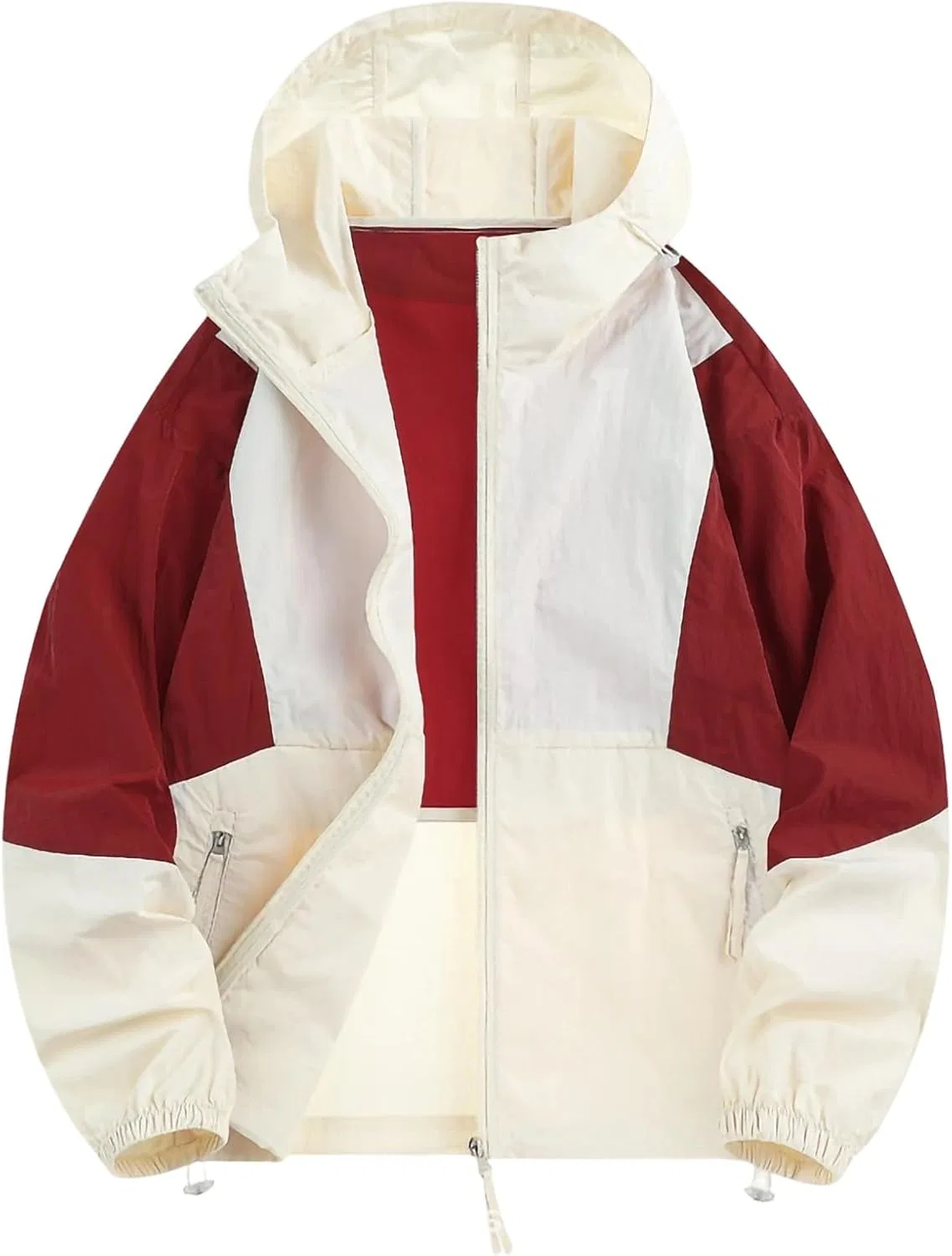 Активная худи с защитой от солнца Fishing Sun Protection Hoodie, Wine
