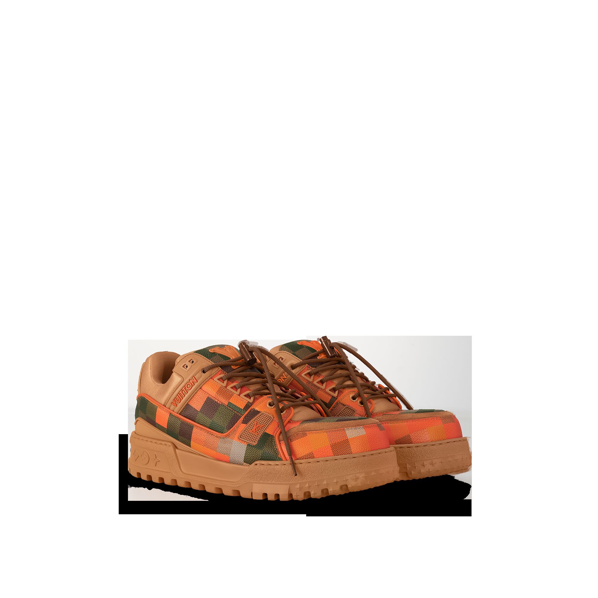 

Кроссовки LV Trainer Maxi Louis Vuitton, оранжевый