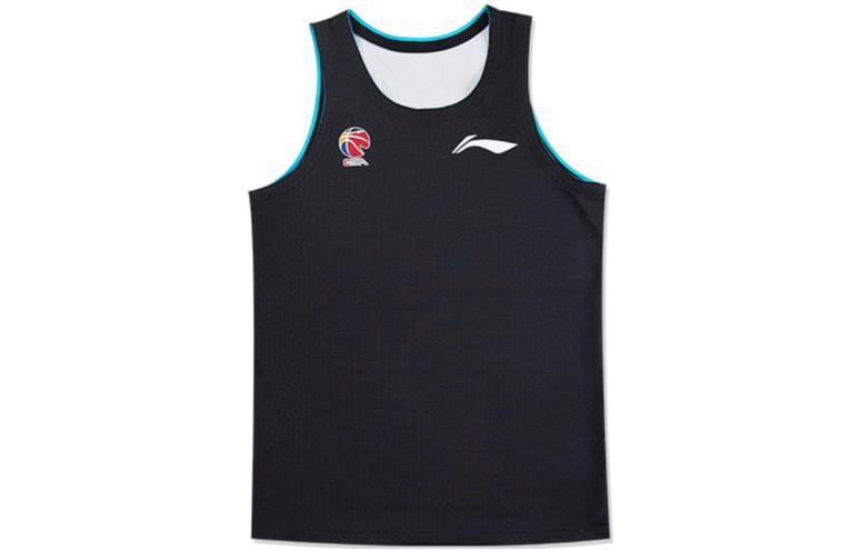 

Футболка баскетбольная LiNing CBA Collection мужская черно-серая