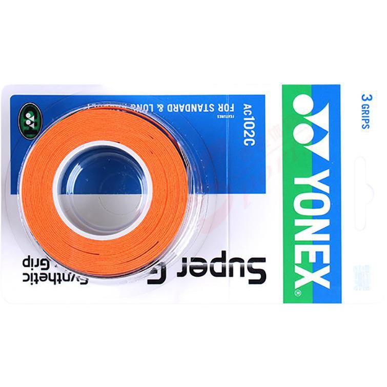 

Лента для рукоятки бадминтонной ракетки из полиуретановой резины, тонкая, для улицы и помещений YONEX, темно-оранжевый