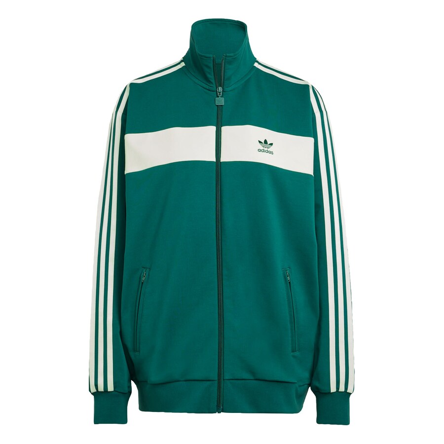

Толстовка с капюшоном на молнии ADIDAS ORIGINALS, зеленый