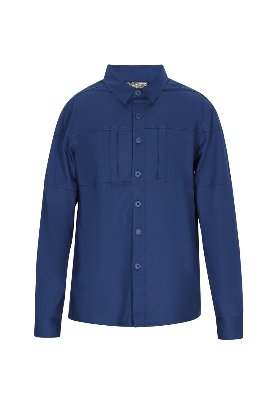 

Рубашка на пуговицах классического кроя DreiMaster Vintage, Gentian