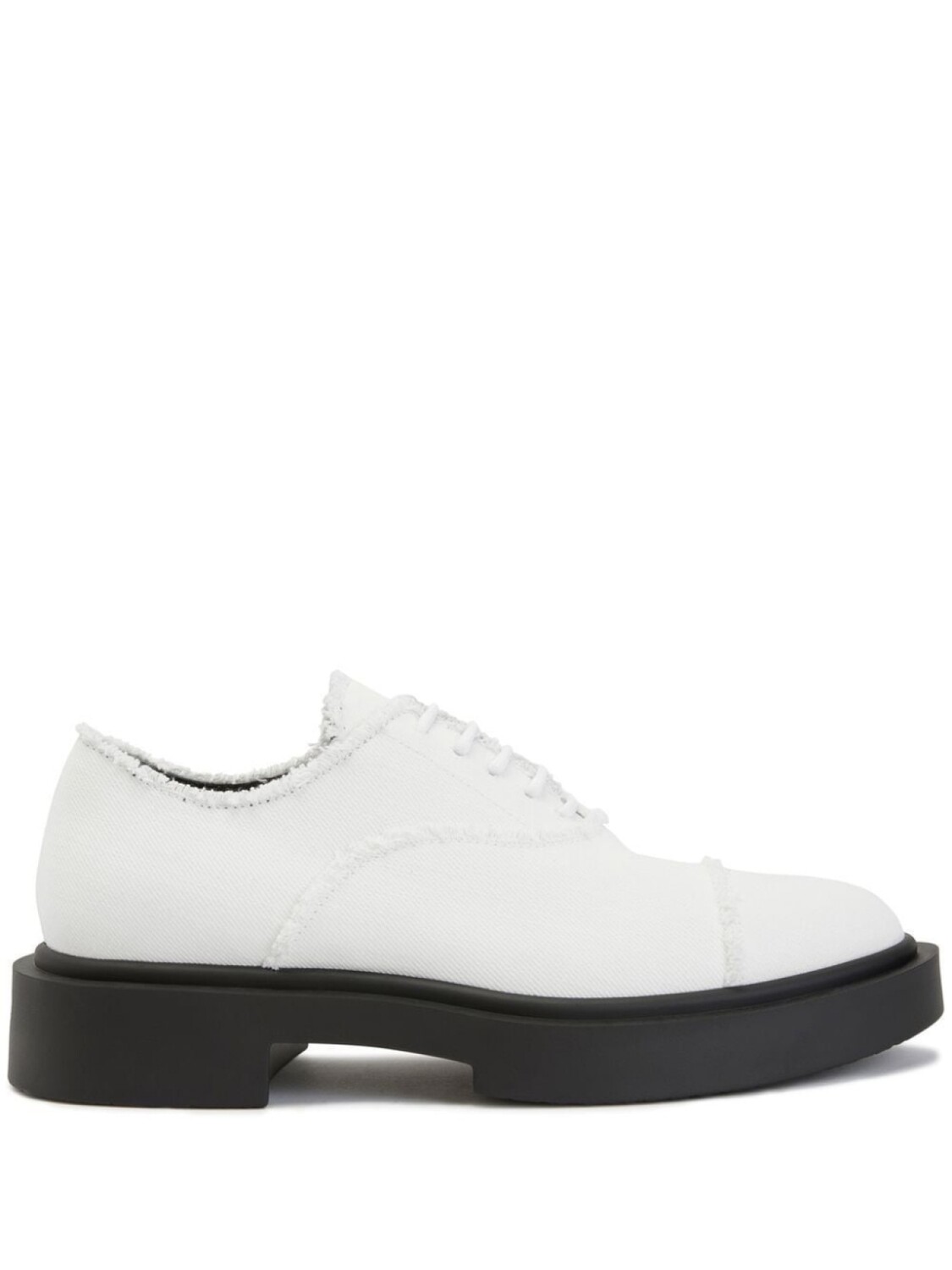 

Giuseppe Zanotti туфли Adric на платформе с бахромой, белый