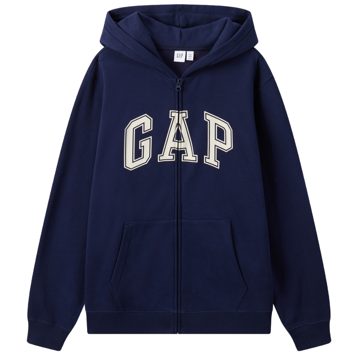 Толстовка унисекс с капюшоном, средней толщины GAP, marine синий 1 — фото 4