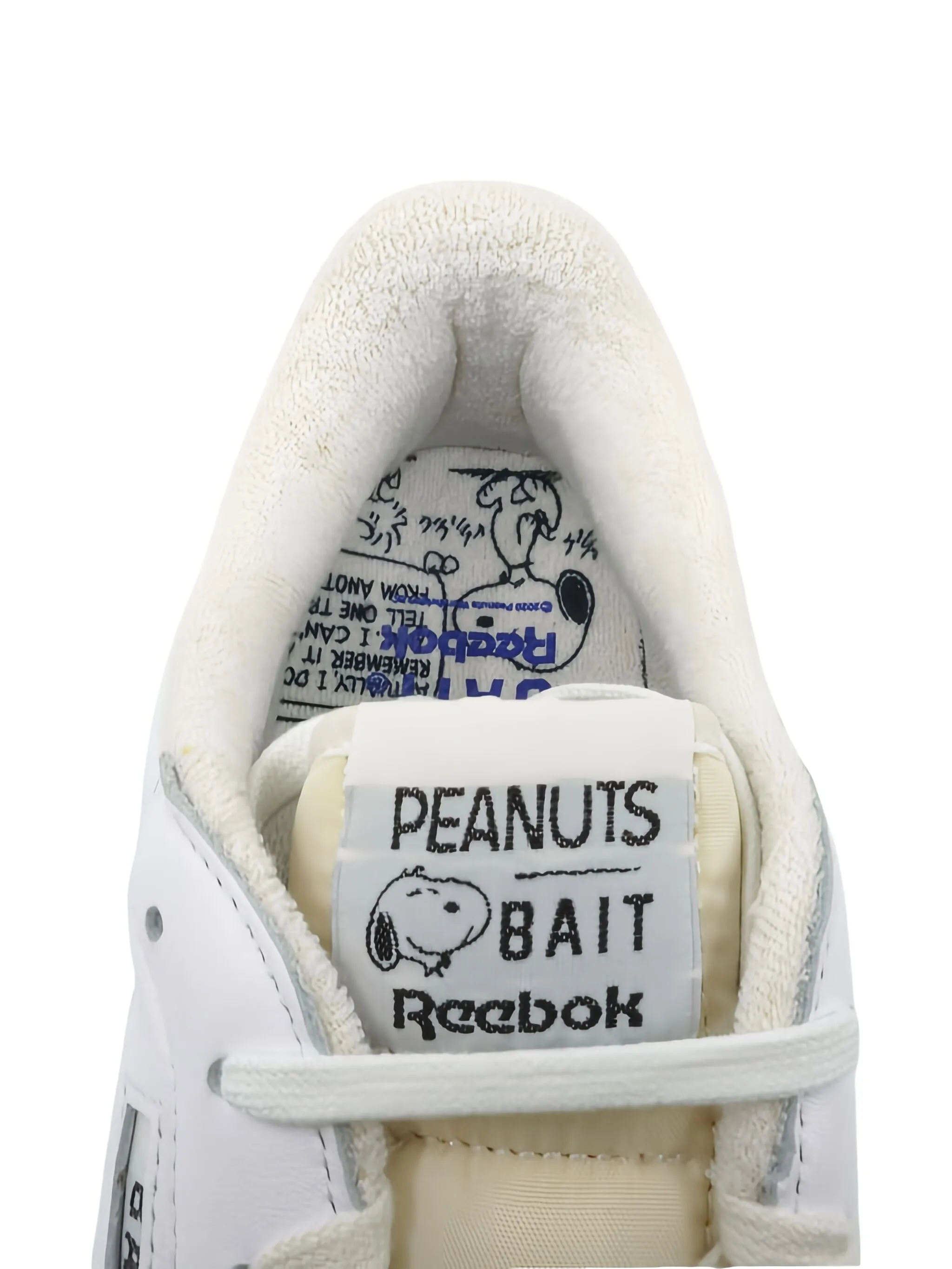 Кроссовки Club C 85 из коллаборации с Peanuts Reebok, белый — фото 4