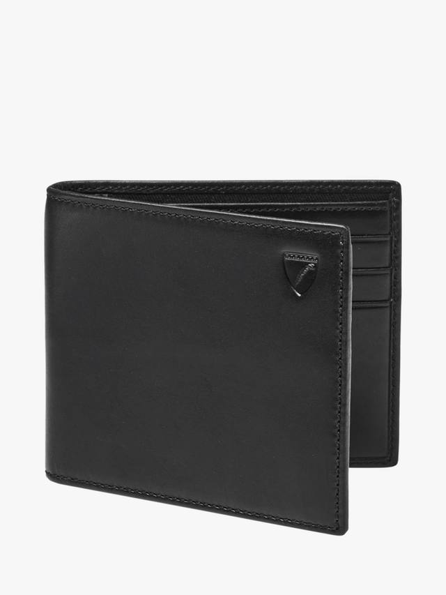 

Кожаный кошелек-бифолд с защитой RFID Aspinal of London, Black