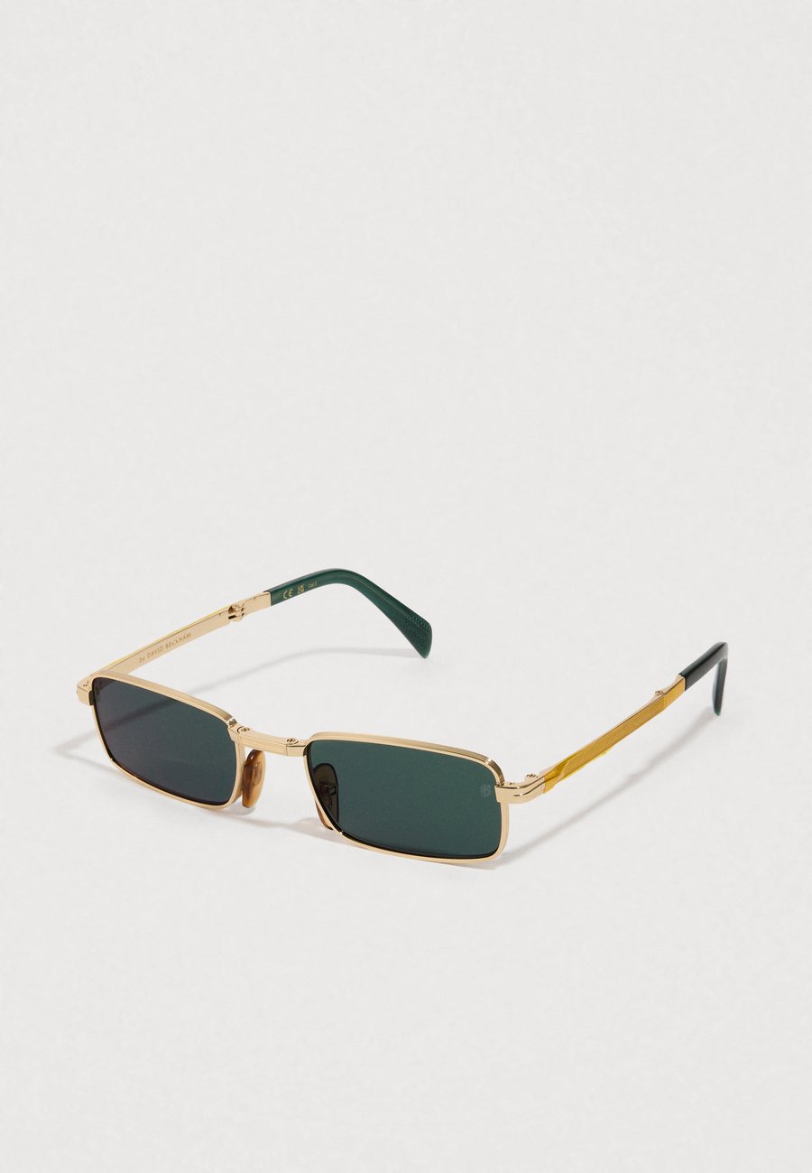 

Солнцезащитные очки Eyewear by David Beckham ORIGAMI, Gold-Coloured/Green/Gold-Coloured
