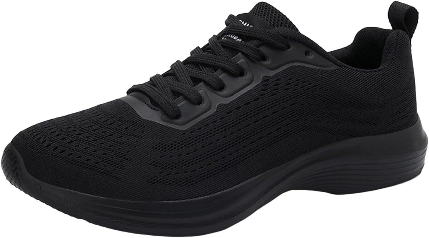 

Мужские плетеные туфли с сеткой, легкие и дышащие, модные кроссовки, удобные, противоскользящие туфли, безопасная обувь для повседневной носки Generic, черный