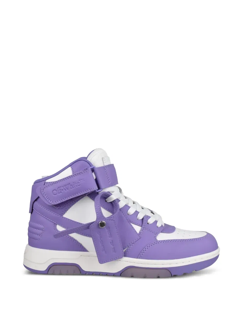 Высокие кроссовки Out Of Office Off-White, фиолетовый