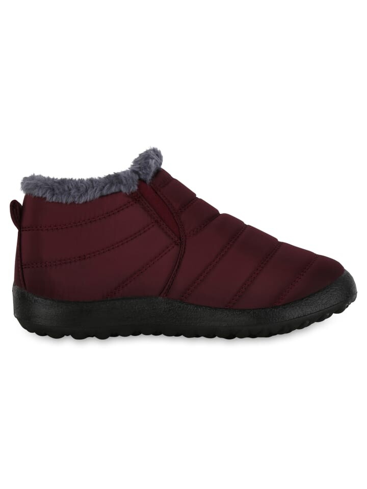 Ботильоны VAN HILL Winter Boots Fiona, цвет Burgund — фото 3