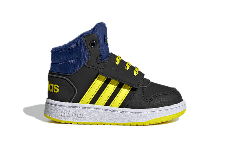 Обувь для малышей Hoops 2.0 TD Mid-top Сине-желтая Adidas Neo — фото 2
