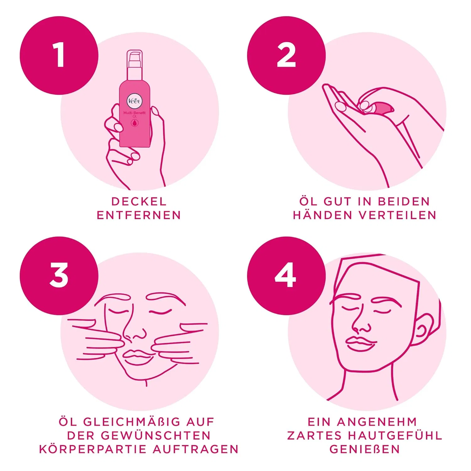 Масло Veet Multi Benefit для шелковистой кожи, 2 штуки по 100 мл Veet — фото 4