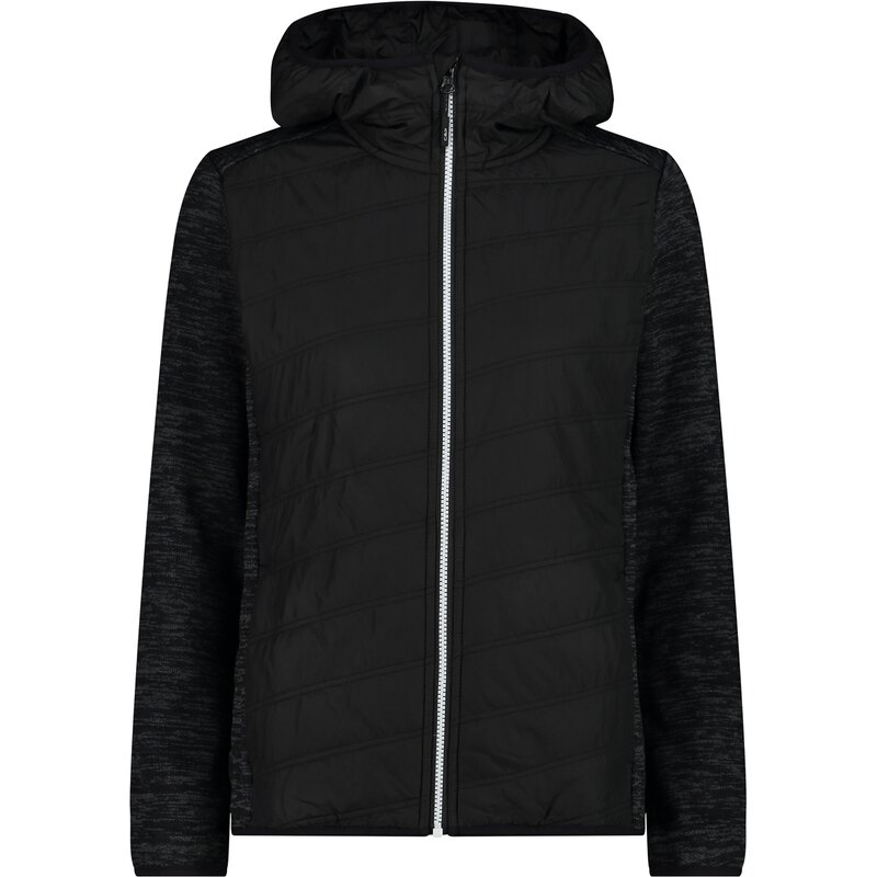 

Женская куртка с капюшоном и гибридным фиксатором Cmp, цвет nero