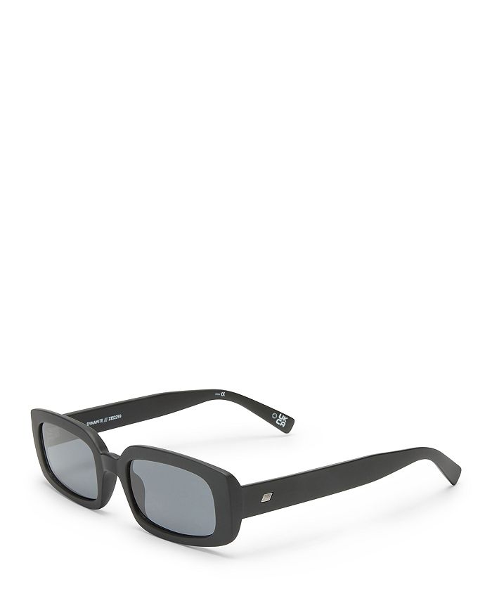 

Солнцезащитные очки Dynamite Rectangular, 52 мм Le Specs, черный