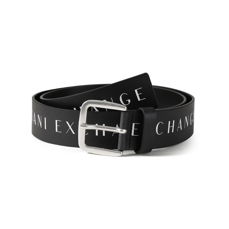 

Ремень мужской AE Cow Leather ширина 4CM ARMANI EXCHANGE, черный