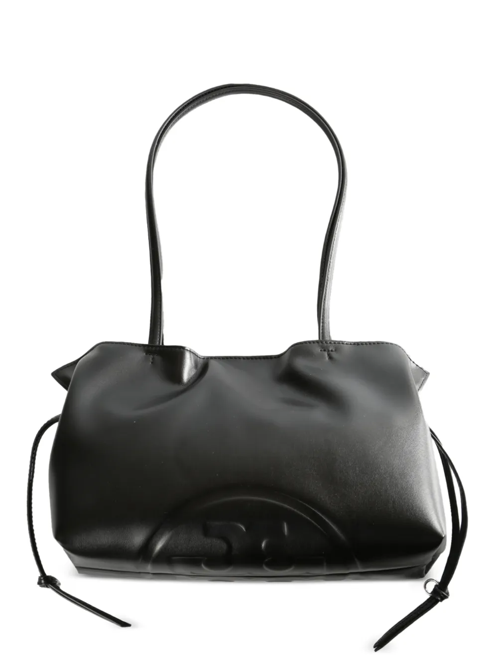 

Сумка-тоут с кулиской и тиснением Tory Burch, черный