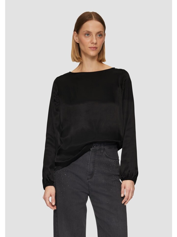 

Футболка s.Oliver BLACK LABEL T-Shirt langarm, черный
