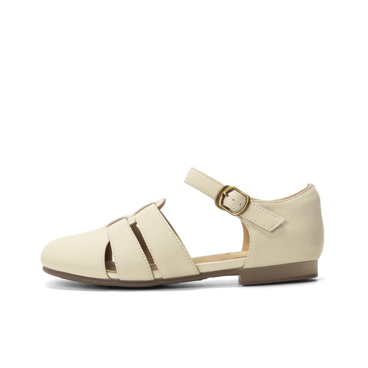 Римские сандалии 1,5 см женские Q.VONTON, экрю