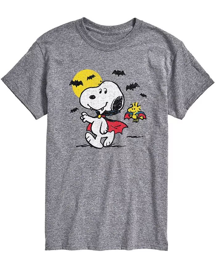 

Мужская футболка Peanuts Snoopy Vampire AIRWAVES, серый