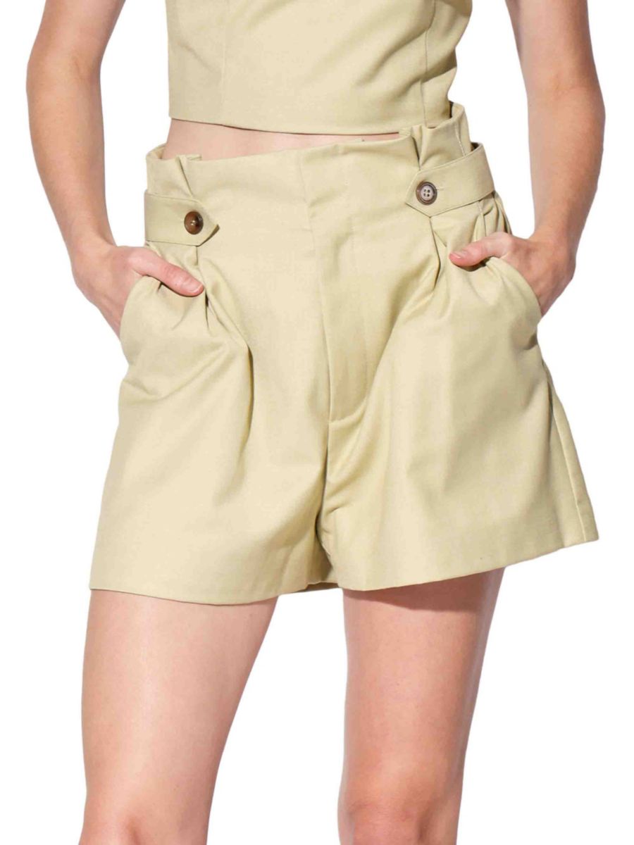 

Шорты Marcel Paperbag-Waist Walter Baker, цвет Parsley Light Green