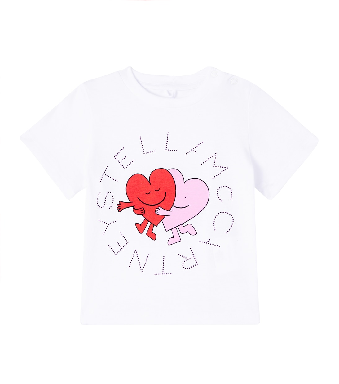 

Детская футболка из хлопкового джерси с принтом Stella McCartney Kids, белый