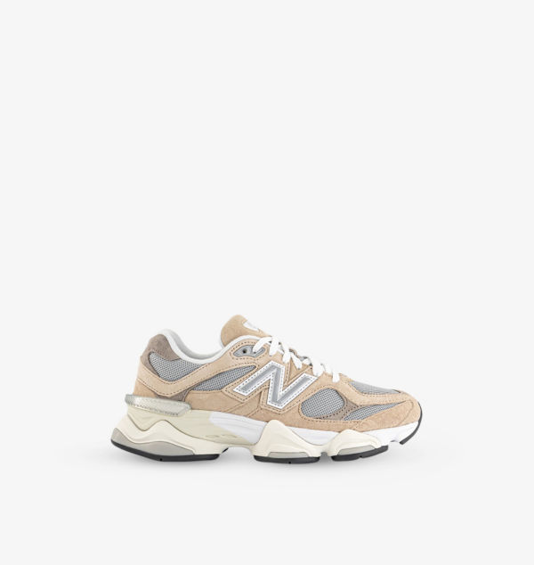 

9060 низкие кроссовки из замши и сетки с фирменной нашивкой New Balance, цвет incense