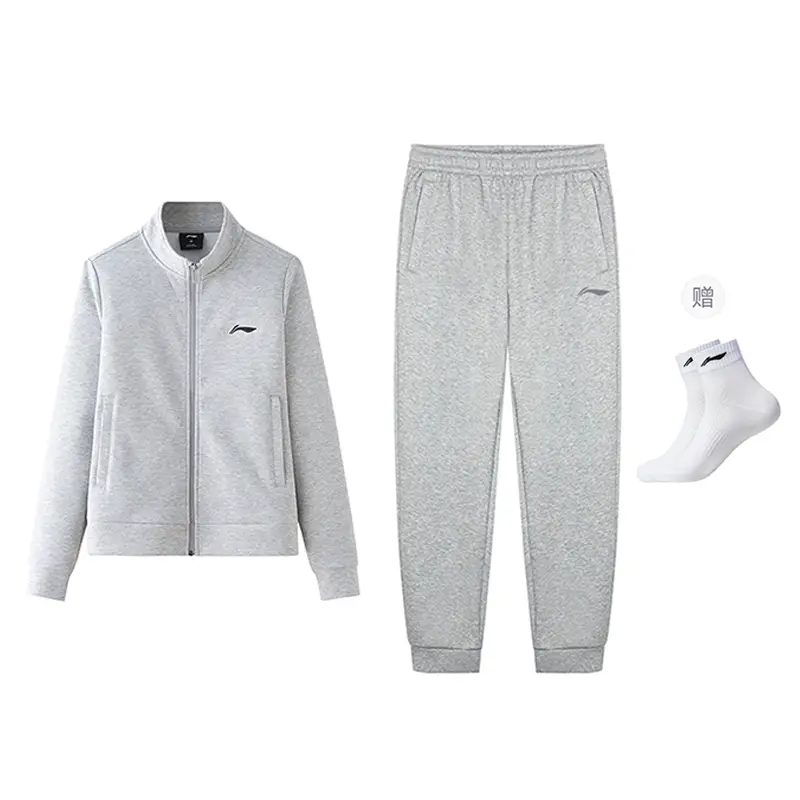 

Li-Ning Casual Sportswear Unisex Coin Gray+Heather Gray