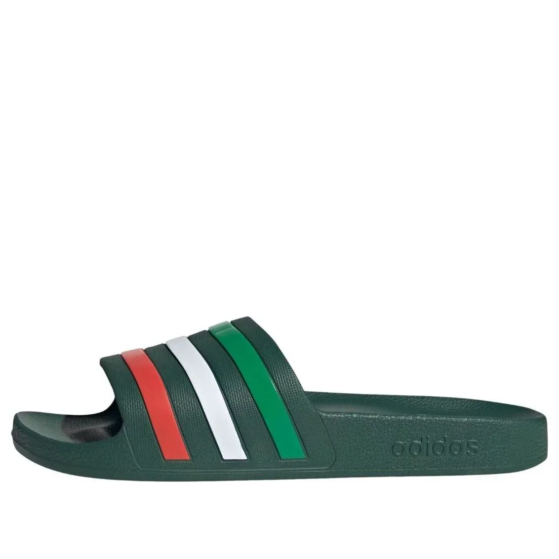 Шлепанцы Adidas Adilette Aqua Slides 'Team Dark Green Bright Red'